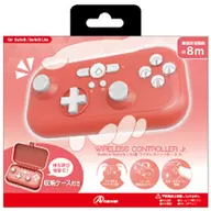 ワイヤレスコントローラ Jr. ピンク (Switch/Switch Lite用)