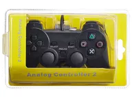 プレイステーション2互換 アナログコントローラー ブラック