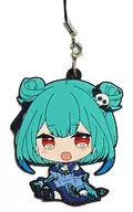潤羽るしあ 「ホロライブ×極楽湯・RAKU SPA フロライフ ぺたん娘トレーディングラバーストラップ」