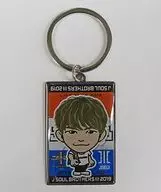 NAOTO 背景付きメタルキーホルダー RAISE THE FLAG ver.(ツアーTシャツ) 三代目 J SOUL BROTHERS 10thメモリアルオンラインブースグッズ