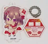 元宮祭莉 「ツキノ芸能プロダクション TSUKINOTEI ～Soup Stand～ “August” 葉月のスープ×animatecafe トレーディングアクリルスタンドキーホルダー8月ver.」