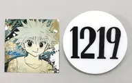 キルア=ゾルディック(アップ)＆1219 「HUNTER×HUNTER 第287・288期ハンター試験ナンバープレートアクリルバッジ＆ステッカーコレクション」 冨樫義博展 -PUZZLE-グッズ