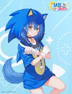 戌神ころね キャンバスグラフィック 「セガラッキーくじONLINE ホロライブ ソニ×ころ2023」 A賞-1