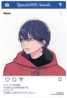 山田秋斗(パーカー好き彼氏) SNS風クリアシート 「コミックス 山田くんとLv999の恋をする アニメ化記念フェア inアニメイト」 対象書籍購入特典