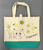 ピカチュウ＆ポッチャマ(グリーン) プレミアムベルト付カラフルトートバッグ 「ポケットモンスター」