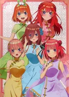 A2クリアポスター 中野姉妹 「みんなのくじ 映画 五等分の花嫁 -China Princess-」 ラストゲット賞