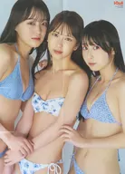 両面超BIGポスター(九つ折) 井上瑠夏＆鎌田菜月＆熊崎晴香(SKE48) BOMB 2024年10月号 別冊付録