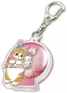 マイメロディ 「mofusand×サンリオキャラクターズ アクリルプレートキーホルダー ～フラワードーム～」