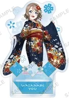 渡辺曜 Aqours 晴れ着ver. アクリルスタンド 「ラブライブ!スクールアイドルフェスティバル」