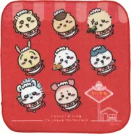 集合 ハンドタオル 「ちいかわ なんか小さくてかわいいやつ ちいかわレストラン」