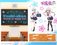 宇崎花＆宇崎月(セーラー服ver.) 描き下ろしアクリルジオラマ 「宇崎ちゃんは遊びたい!ω」