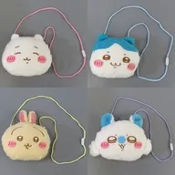 全4種セット ふわふわフェイスポシェット 「ちいかわ」