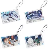 全4種セット ガンプラパッケージアート アクリルボールチェーン 「機動戦士ガンダム 水星の魔女」