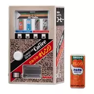 レトロ自動販売機＆かみかみオレンジ1本 「ダイドードリンコ ミニチュア自動販売機」