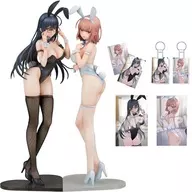黒バニー葵＆白バニー夏芽 2体セット 「イコモチ オリジナルキャラクター」 1/6 プラスチック製塗装済み完成品