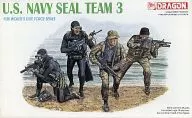 1/35 U.S.ネイビーシールズ チーム3(4体セット) 「WORLD’S ELITE FORCE SERIES」 [3025]