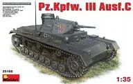 1/35 Pz. Kpfw. III Ausf. C 「WW II MILITARY MINIATURES SERIES」 [35166]
