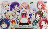 特製ラバーマット 「ヴァイスシュヴァルツ ブースターパック ご注文はうさぎですか??」 初回カートン特典