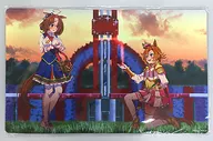 【ウマ娘 プリティーダービー】プレイマット 夕焼ver テイエムオペラオー＆メイショウドトウ(ケイ) サンシャインクリエイション2022 Winter/FourSeasons