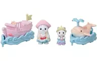 ゆうえんちのりものセット -お船・イルカ- 「シルバニアファミリー」