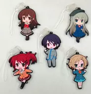 るい智ラバーストラップセットA(5個セット) 「るいは智を呼ぶ」 C80グッズ
