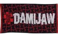 DAMIJAW バスタオル(赤×黒×白) 「DAMIJAW 2012 TOUR “made from your heart”」