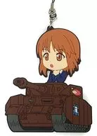 西住みほ 隊長さんです!ver. ビッグラバーストラップ きゅんキャラいらすとれーしょんず 「一番くじプレミアム ガールズ＆パンツァー劇場版 ～戦車道は乙女のたしなみです!～」 J賞