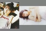 B2超特大両面ポスター(八つ折) 遠藤さくら(乃木坂46)/吉田朱里(NMB48) BUBKA 2020年12月号付録
