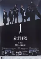 B2販促ポスター SixTONES 「CD 1ST」