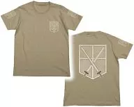 訓練兵団 Tシャツ サンドカーキ XLサイズ 「進撃の巨人」