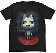 SIRENといっしょ(シビトロの海還りver.) コラボイラストTシャツ ブラック Lサイズ 「プレイステーションといっしょ」