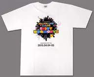 アイドルマスター ミリオンライブ! 公式フルカラーTシャツ ホワイト XLサイズ 「THE IDOLM＠STER MILLION LIVE! 2ndLIVE ENJOY H＠RMONY!!」