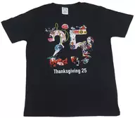 Mr.Children 25周年Tシャツ インクブラック Mサイズ 「Mr.Children DOME＆STADIUM TOUR 2017 Thanksgiving 25」