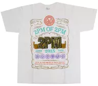 2PM Tシャツ ホワイト Sサイズ 「2PM ARENA TOUR 2015 “2PM OF 2PM”」