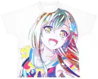 花園たえ(Poppin’Party) Ani-Art フルグラフィックTシャツ ホワイト ユニセックス Lサイズ 「BanG Dream! ガールズバンドパーティ!」
