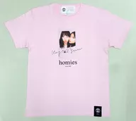 小嶋陽菜(AKB48)＆大島優子 絆Tシャツ こじゆうver. ピンク Lサイズ 「こじまつり～前夜祭～/こじまつり～小嶋陽菜感謝祭」 22;market限定