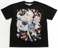 白上フブキ バースデー フルグラフィックTシャツ ブラック フリーサイズ 「バーチャルYouTuber ホロライブ Congratulations!! FUBUKI BIRTHDAY PARTY.2019」