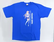 ときのそら Tシャツ ロイヤルブルー XLサイズ 「PACIFIC RACING TEAM×ホロライブ」 2022年 個人スポンサー特典