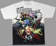 Yami_Q_ray フルグラフィックTシャツ ホワイト×ブラック XLサイズ 「SANKYO presents マクロスΔ ワルキューレ LIVE 2022 ～Walkure Reborn!～」