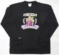 キッス ロングTシャツ ブラック Lサイズ 「ジョジョの奇妙な冒険 第六部 ストーンオーシャン コラボレーションカフェ powered by Animax Cafe+」
