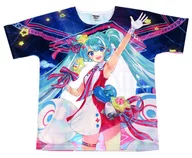 初音ミク(メインビジュアル ver.) フルグラフィックTシャツ フルカラー XLサイズ 「初音ミク マジカルミライ 10th Anniversary」