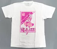 鬼塚夏美 Tシャツ ホワイト Lサイズ 「ラブライブ!スーパースター!! おうちでLiella! POP UP SHOP in 東京アニメセンター」