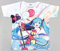 [破損品] 初音ミク フルグラフィックTシャツ ホワイト Lサイズ 「初音ミク マジカルミライ 2018」