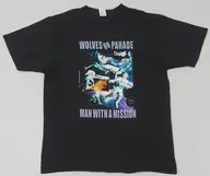 MAN WITH A MISSION W.O.PツアーTシャツ ブラック Mサイズ 「MAN WITH A MISSION World Tour 2023 ～WOLVES ON PARADE～JAPAN TOUR」
