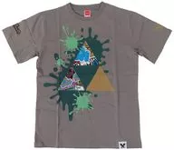 勇気 フェスTシャツ グレー Lサイズ 「Splatoon3(スプラトゥーン3)×ゼルダの伝説」