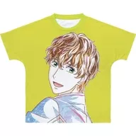 堀宮英知 Ani-Art フルグラフィックTシャツ イエローグリーン ユニセックスLサイズ 「TSUKIPRO THE ANIMATION 2」