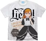 [新品] 澁谷かのん 描き下ろしフルグラフィックTシャツ ロリータファッションVer. ホワイト Lサイズ 「ラブライブ!スーパースター!!」
