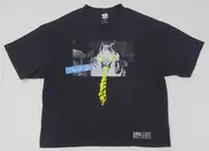 モモコグミカンパニー ワイドフィットT(5分袖Tシャツ) ブラック XLサイズ 「BiSH×GU」