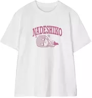 各務原なでしこ ちびころ Tシャツ ホワイト メンズLサイズ 「ゆるキャン△ SEASON3」