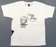 [単品] 岡田梨奈(AKB48) 生誕記念Tシャツ ホワイト フリーサイズ 2021年7月度オフィシャルショップ限定